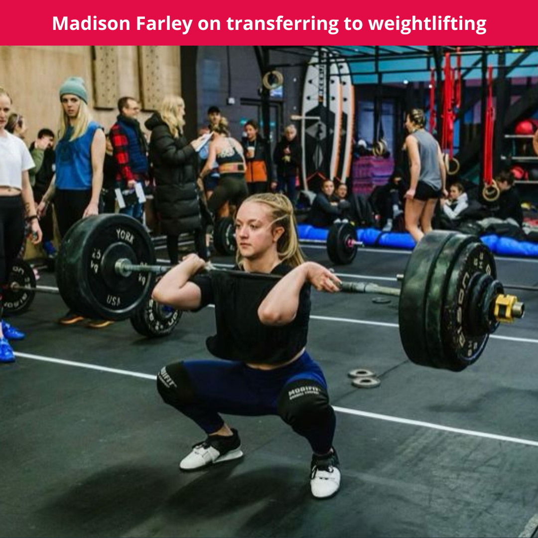 Madison Farley on transferring to weightlifting